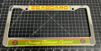 Seaboard Air Line - Orange Blossom Special - Chrome License Plate Frame