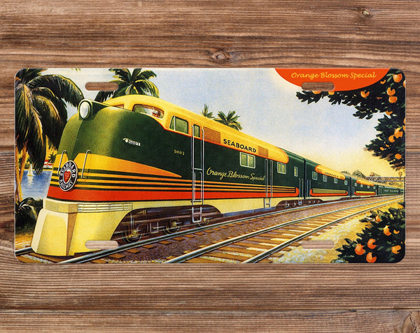 Seaboard Air Line RR - Orange Blossom Special - License Plate