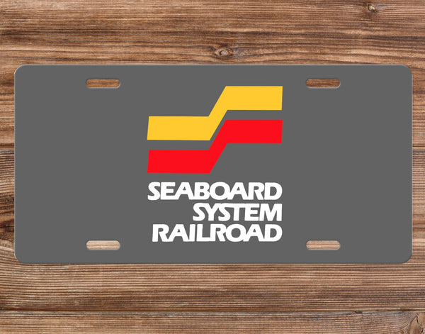 Seaboard System Railroad License Plate