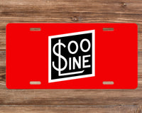 SOO Line RR License Plate