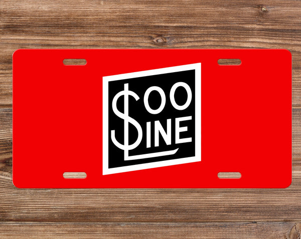 SOO Line RR License Plate