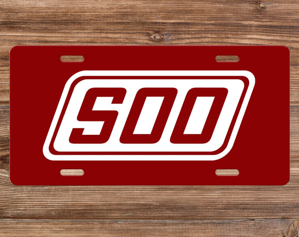 SOO Line License Plate