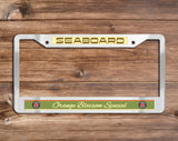 Seaboard Air Line - Orange Blossom Special - Chrome License Plate Frame