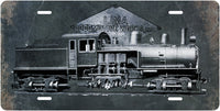 Shay Locomotive License Plate