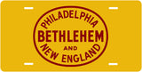 Philadelphia, Bethlehem & New England (PB&NE) License Plate