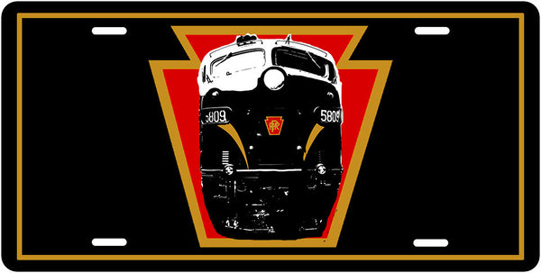 Pennsylvania RR (PRR) - E8 & Keystone - License Plate