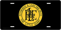 Pittsburgh & Lake Erie RR License Plate