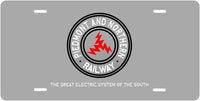 Piedmont & Northern Railway License Plate