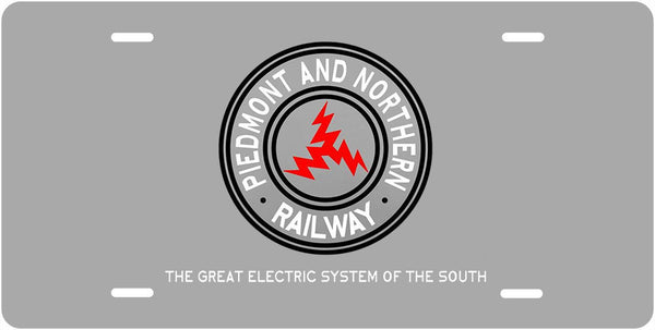 Piedmont & Northern Railway License Plate