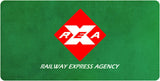 REA Railway Express Agency License Plate