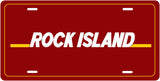 Rock Island License Plate(s)