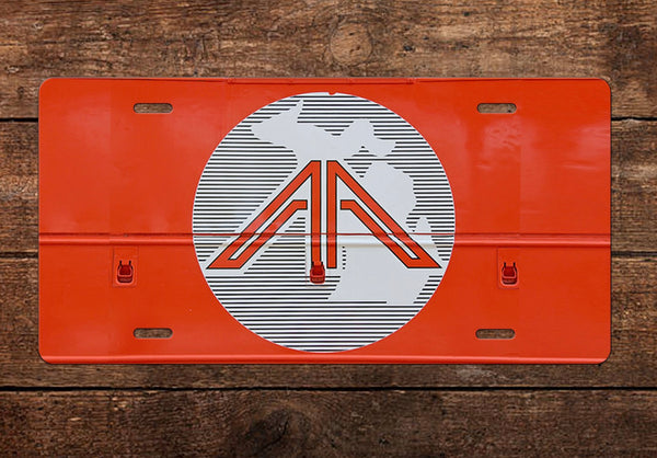 Ann Arbor Locomotive Railroad License Plate