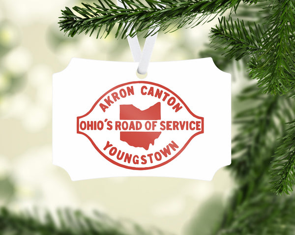 Akron Canton Youngstown Railroad Ornament
