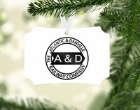 Atlantic & Danville (A&D) Railroad Ornament