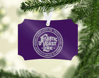 Atlantic Coast Line ACL (Purple/Silver) Ornament