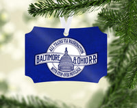 Baltimore & Ohio (B&OH) All Trains Via Washington Ornament
