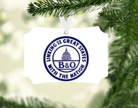 Baltimore & Ohio (B&OH) Linking 13 Great States Ornament