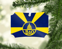 Baltimore & Ohio (B&OH) Sunburst Ornament