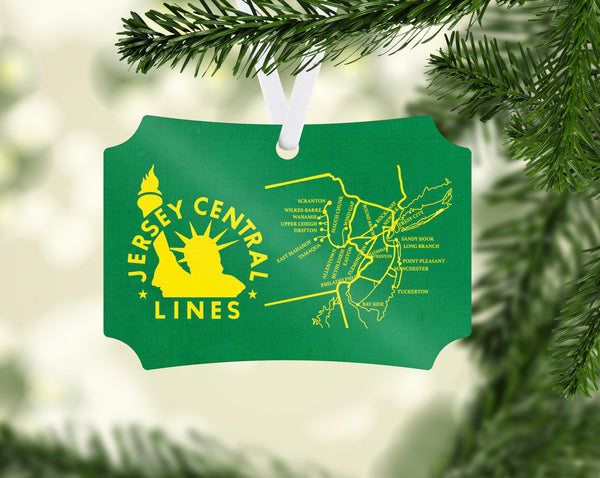 Central Railroad or New Jersey Ornament