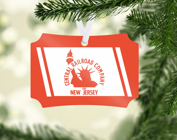 Central Railroad or New Jersey Ornament