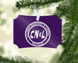 Columbia, Newberry & Laurens RR Ornament
