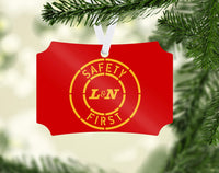 Louisville & Nashville (L&N) Railroad - Safety First - Ornament