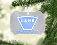 Lehigh & Hudson River RR (LH) Railroad Ornament
