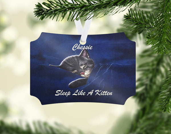 Chessie - Sleep Like a Kitten (C&O) Ornament
