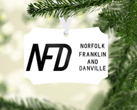 Norfolk, Franklin & Danville (NF&D) Herald Ornament