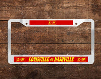 Louisville and Nashville RR (L&N) Chrome License Plate Frame