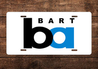 Bay Area Rapid Transit (BART) License Plate