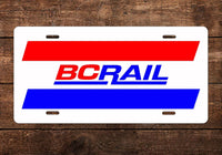 British Columbia Railway (BC) Rail License Plate