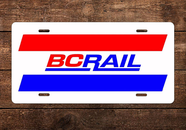British Columbia Railway (BC) Rail License Plate