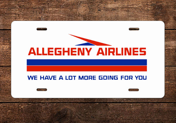 Allegheny Airlines License Plate