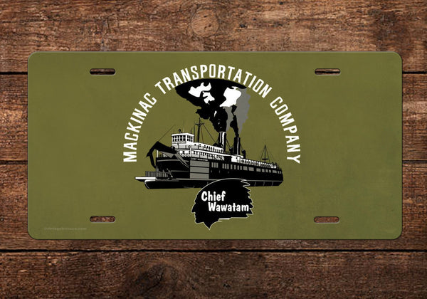 Chief Wawatam Carferry License Plate