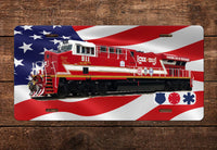 CSX - No. 911 - Spirit of Our First Responders - License Plate