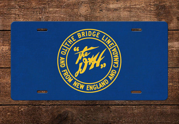Delaware & Hudson (D&H) - Bridge Line - License Plate