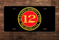 East Tennessee & Western NC RR (ET&WNC) #12 Number Plate License Plate