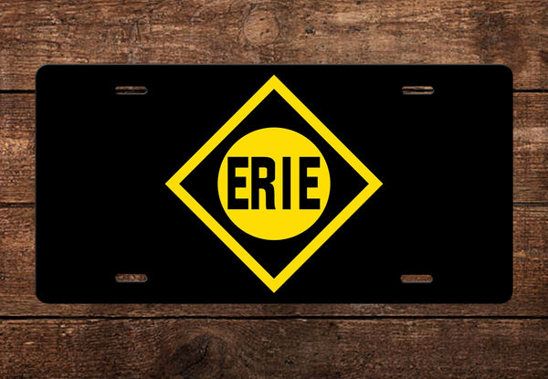 Erie Railroad License Plate