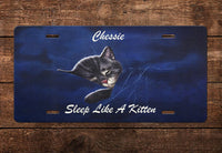 Chessie "Sleep Like a Kitten" License Plate