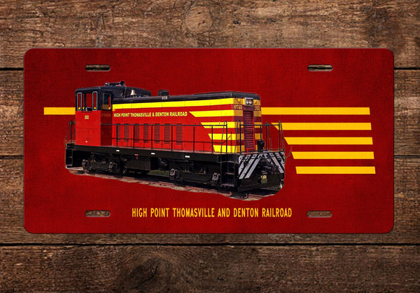 High Point, Thomasville, & Denton RR License Plate