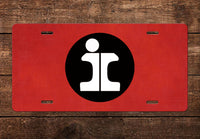 Illinois Central Railroad License Plate