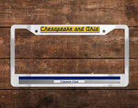 Chesapeake & Ohio (C&O) - Chessie Club - Chrome License Plate Frame