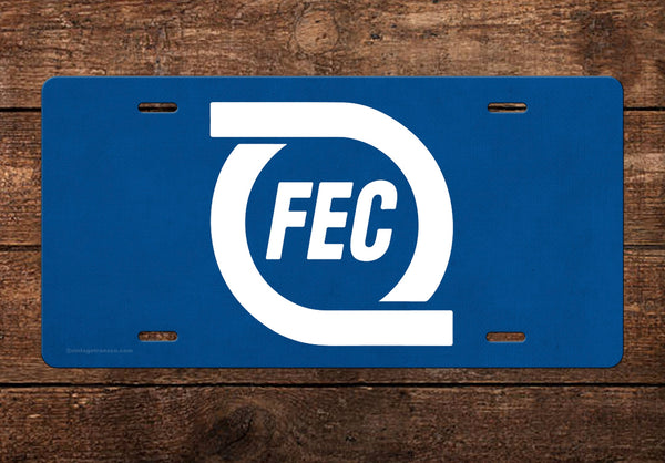Florida East Coast License Plate
