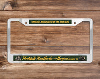 New York, New Haven and Hartford Railroad (NYNH&H) Chrome License Plate Frame