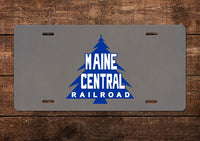 Maine Central Railroad License Plate