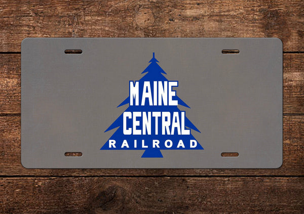 Maine Central Railroad License Plate
