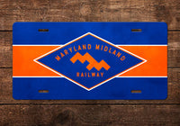 Maryland Midland Railway License Plate