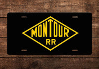 Montour Railroad License Plate