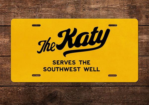 Missouri, Kansas, Texas Railroad - The Katy - License Plate